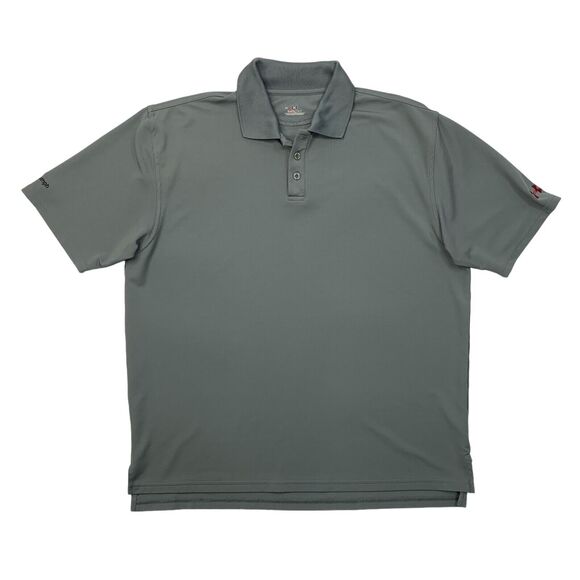Under Armour Polo Shirt Mens L Large Heatgear Performance Golf Triumph Aerospace - Picture 1 of 12
